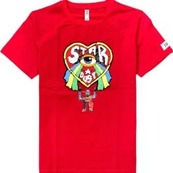 Fifth Loop T-Shirt - Star Dust - Red - FLT203