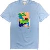 Shop All Lacoste T-Shirt - Palms - Blue - TH2645