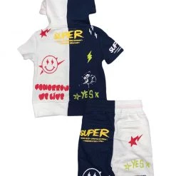 Kleep Kids Short Set - Heavily Patched - Juno - KSF6770 Shop All