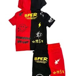 Kleep Kids Short Set - Heavily Patched - Reese - KSF6770