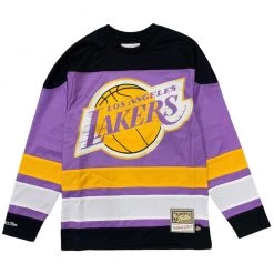 Mitchell & Ness Jersey - Big Face Hockey Lakers - Black And Purple - TMPL1265 Shop All