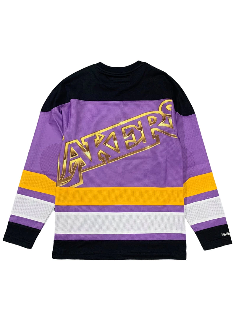Mitchell & Ness Jersey - Big Face Hockey Lakers - Black And Purple - TMPL1265 Shop All 2 Mitchell & Ness Jersey - Big Face Hockey Lakers - Black And Purple - TMPL1265 Shop All