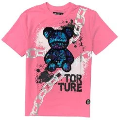 Shop All Offbeat T-Shirt - Tortured Bear - Pink - 22ST02