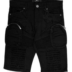 Focus Shorts - Multi Cargo Biker - Jet Black - 3394S
