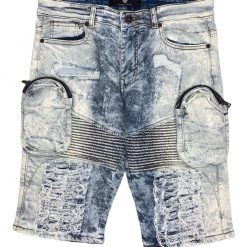 Focus Shorts - Multi Cargo Biker - Vintage Blue - 3394S Shop All
