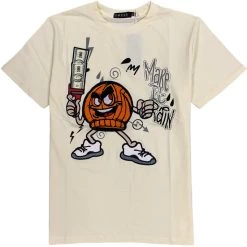 Focus T-Shirt - Make It Rain - Cream - 8043A