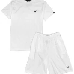 Shop All Beefy Short Set - Chest Logo - White - 5187BF