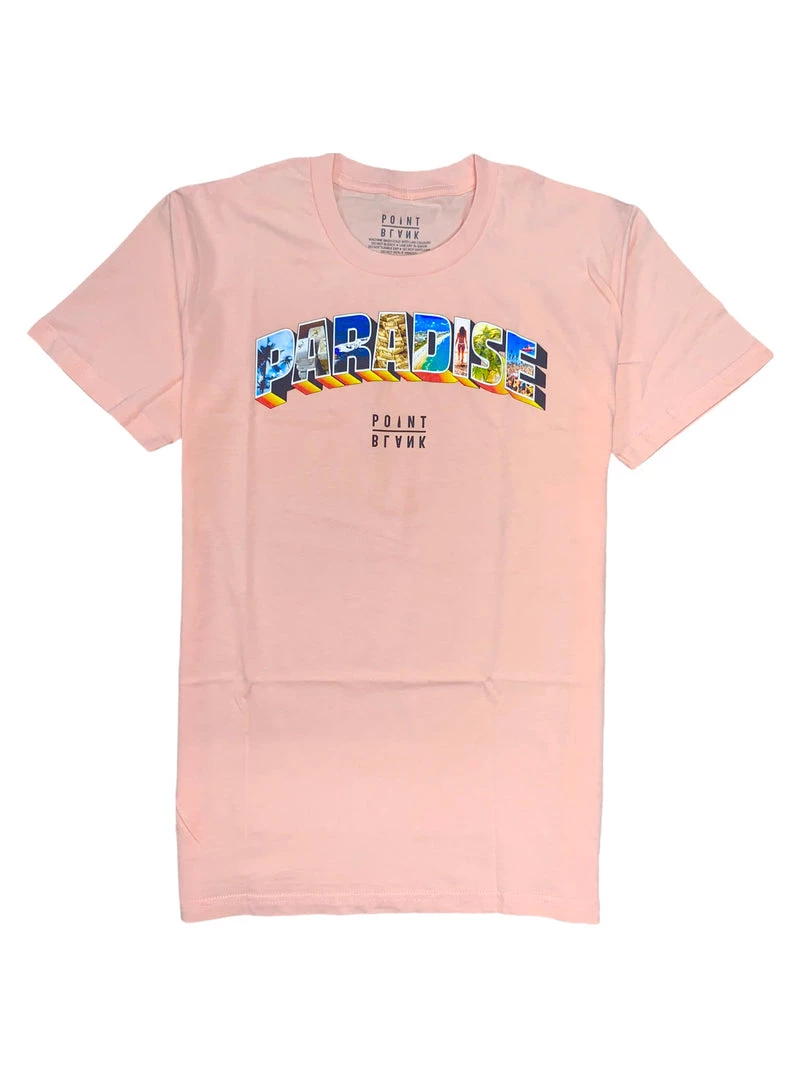 Shop All Point Blank T-Shirt - Postcard - Pale Pink - 100987-5272 1 Shop All Point Blank T-Shirt - Postcard - Pale Pink - 100987-5272