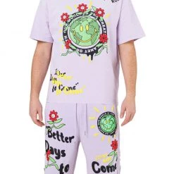 First Row Short Set - Better Days - Purple - FRT2018 Shop All