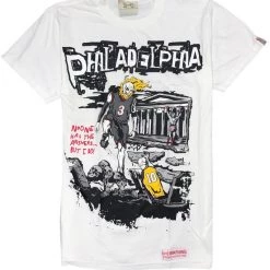 Shop All Brand X T-Shirt - Philadelphia - White - BX001-TSHT-13
