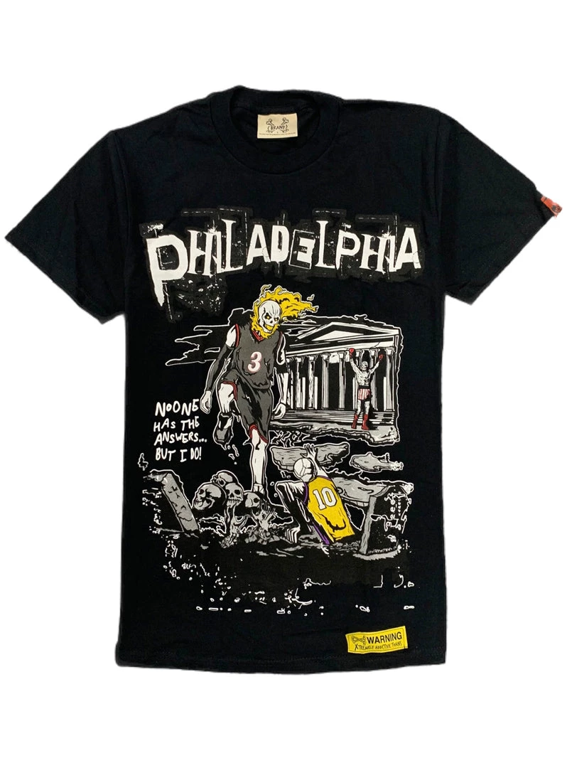 Brand X T-Shirt - Philadelphia - Black - BX001-TSHT-12 Shop All 1 Brand X T-Shirt - Philadelphia - Black - BX001-TSHT-12 Shop All