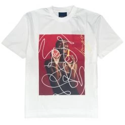 Shop All Inimigo T-Shirt - Red Girl - White - ITS8161