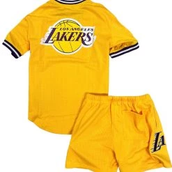 New Arrivals Pro Standard Short Set - LA Lakers - Yellow - BLL153894