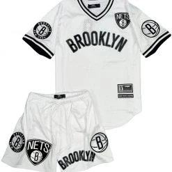 Pro Standard Short Set - Brooklyn Nets - White - BBN153910