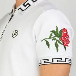 Shop All Politics T-Shirt - Allen Polo - White And Multi - ALLEN153
