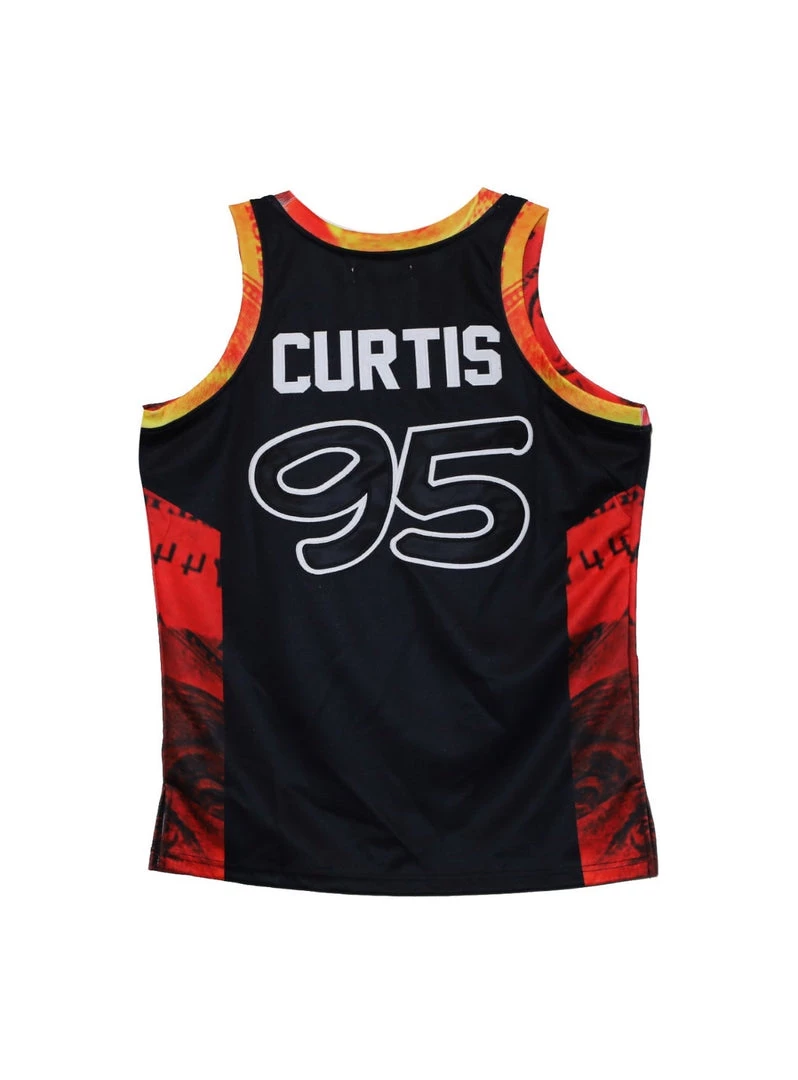 Headgear Basketball Jersey - Dead Presidents "Burning Money" - Black - HGC120-BBJ-01 2 Headgear Basketball Jersey - Dead Presidents "Burning Money" - Black - HGC120-BBJ-01