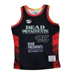 Headgear Basketball Jersey - Dead Presidents "Burning Money" - Black - HGC120-BBJ-01