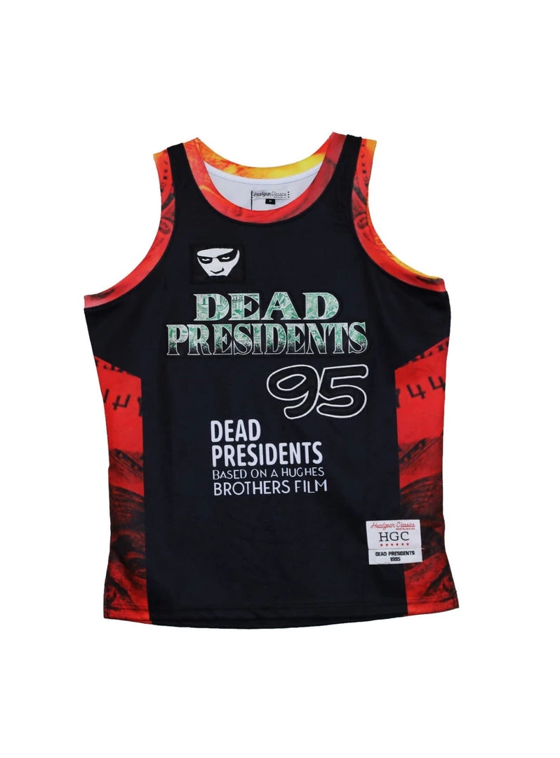 Headgear Basketball Jersey - Dead Presidents "Burning Money" - Black - HGC120-BBJ-01 1 Headgear Basketball Jersey - Dead Presidents "Burning Money" - Black - HGC120-BBJ-01