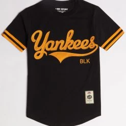 Shop All SD Sport T-Shirt - Yankees - Black And Gold - SM2322BK