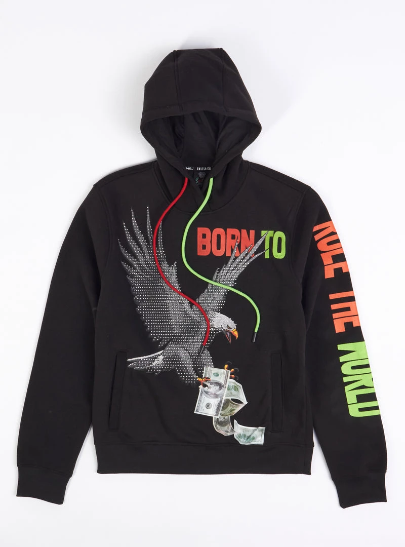 Shop All Switch Hoodie - Eagle - Black - SF1225 1 Shop All Switch Hoodie - Eagle - Black - SF1225