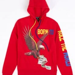 Switch Hoodie - Eagle - Red - SF1225