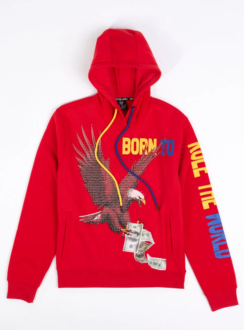 Switch Hoodie - Eagle - Red - SF1225 1 Switch Hoodie - Eagle - Red - SF1225