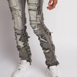 Shop All Politics Jeans - Murphy - Grey Wash - 502