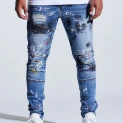 Crysp Denim Jeans - Kurt - Indigo - CRYSPSP221-107