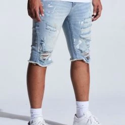 Crysp Denim Shorts - Philips - Blue - CRYSPSP221-105 Shop All