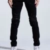 Crysp Denim Jeans - Bart - Black - CRYSPSP221-117