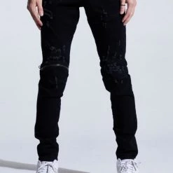 Crysp Denim Jeans - Bart - Black - CRYSPSP221-117