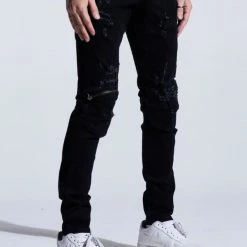 Crysp Denim Jeans - Bart - Black - CRYSPSP221-117