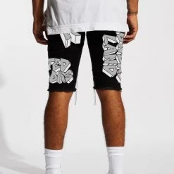 Shop All Lifted Anchors Denim Shorts - Bombers - Black - LASP221-43