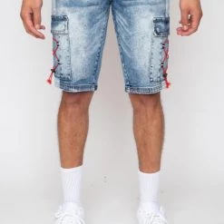 G-Squared Shorts - Adjustable - Ocean Blue - SQ343 Bottoms