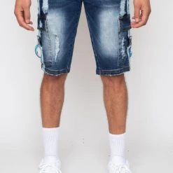 G-Squared Shorts - Cargo Stripe - Dark Indigo - SQ347 Shop All