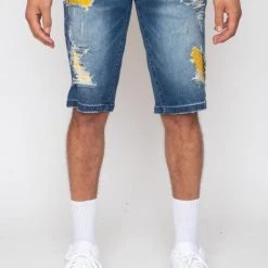 G-Squared Shorts - Rhinestone - Medium Blue - SQ348 Shop All