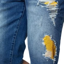 G-Squared Shorts - Rhinestone - Medium Blue - SQ348 Shop All