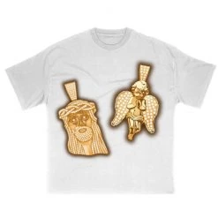 Shop All Paradise Falls T-Shirt - God X Angel - White