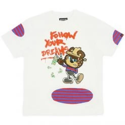 Makobi T-Shirt - Follow Your Dream - White - M135 Shop All