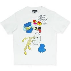 Makobi T-Shirt - Loose Change - White - M328 Shop All