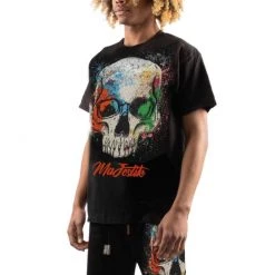 Majestik Short Set - Crystal Skull - Black - TE2196