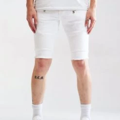 Embellish Shorts - Spencer - White - EMBSU119-131 Shop All