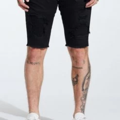 Shop All Embellish Shorts - Spencer - Black - EMBSPNCR-SHRT