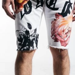 Shop All Embellish Shorts - Jagger - White - EMBSUM119-151