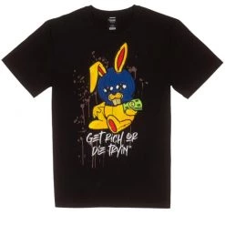 Genuine T-Shirt - Masked Bunny - Black - GN1186 Shop All