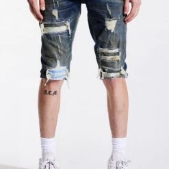 Crysp Denim Shorts - Malvina - Dark Indigo - CRYSPSM121-107 Shop All