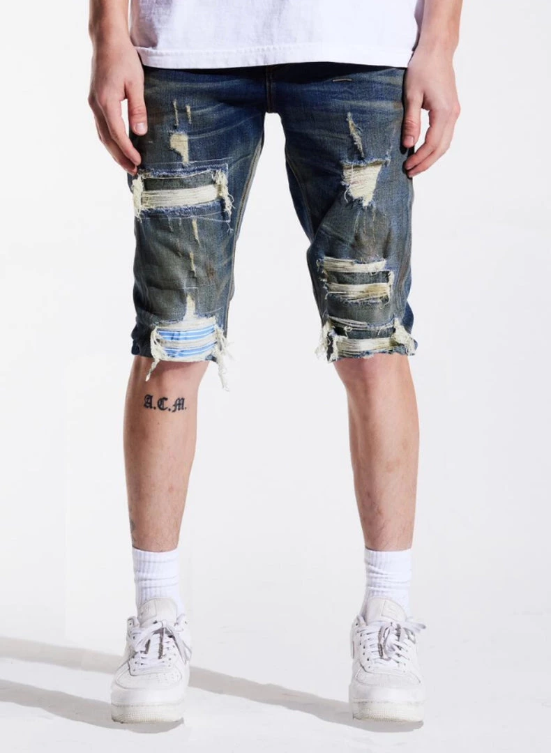 Crysp Denim Shorts - Malvina - Dark Indigo - CRYSPSM121-107 Shop All 1 Crysp Denim Shorts - Malvina - Dark Indigo - CRYSPSM121-107 Shop All