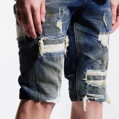 Crysp Denim Shorts - Malvina - Dark Indigo - CRYSPSM121-107 Shop All