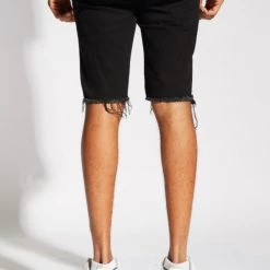 Crysp Denim Shorts - Atlantic - Black - CRYSPSM119-119