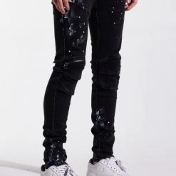 Crysp Denim Jeans - Bart - Black - CRYSPSP121-123
